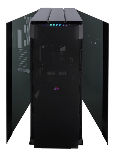 Imagen 5 de 10 de Gabinete Corsair Obsidian 1000d Black Super-tower Cristal
