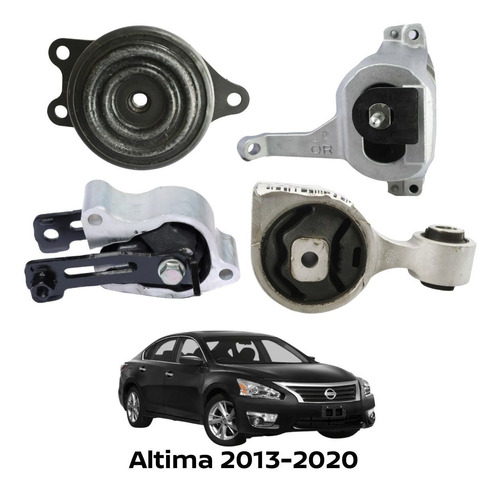 Set Soportes De Motor Y Transmision Altima 2015 2.5 Original