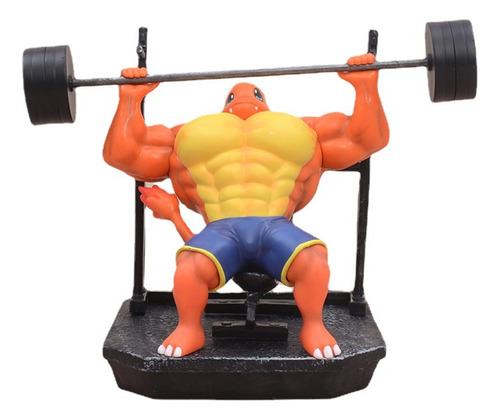 Figura De Acción Pokémon Charmander Fitness Muscle Man De Ju