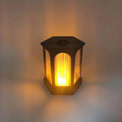 Tk Lámpara Solar Hexagonal Para Decoración De Jardín