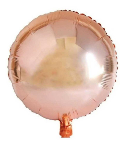 Globos Metalizados Esfericos Rosa Gold 42 Cm  Pack X 1  Unid