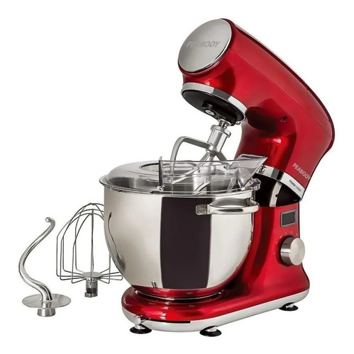 Batidora De Pie Peabody Pe-bm120 Roja 50 Hz X 60 Hz 220 v P2 Color Rojo