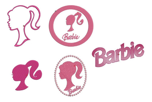 5 Diseño Matrices D Bordar Maquinas Bordadora Barbie Nenas 