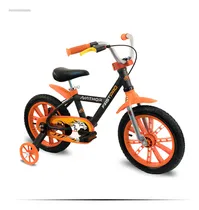 Comprar Bicicleta Aro 14 First Pro Masculina Nathor-4 Anos Crodinhas Cor Laranja Tamanho do quadro 14