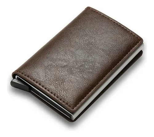Tarjetero Billetera Elegante Unisex Triple Pliegue Rfid