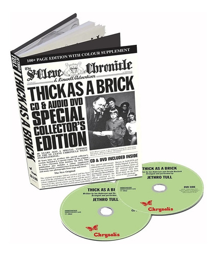 Jethro Tull Thick As A Brick Anniversary Usa Import Cd+dvd