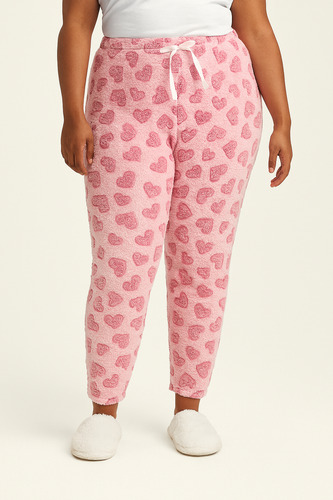Pantalon Pijama Polar Abrigado Peluche Moda Dama Tendencia