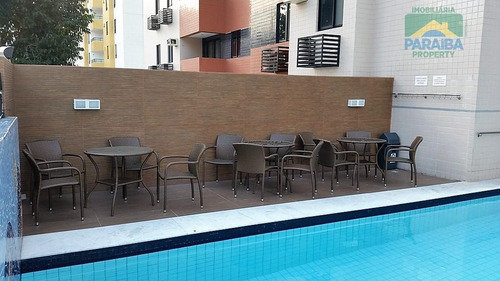 Imagem 2 de 10 de Apartamento Residencial À Venda, Cabo Branco, João Pessoa. - Ap0725