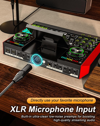 G10 Gaming Audio Mixerpodcast Equipment Live Sound Card ...