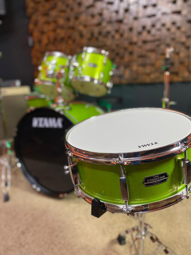 Bateria Tama Stagestar 20 Pol St50h5 5 - Nova! Cor Lime Green Sparkle