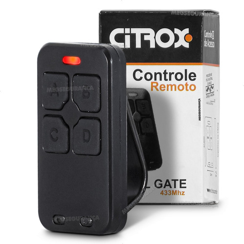 Controle Remoto Citrox Dual Gate 4b 433 Mhz Linear Cx-7421