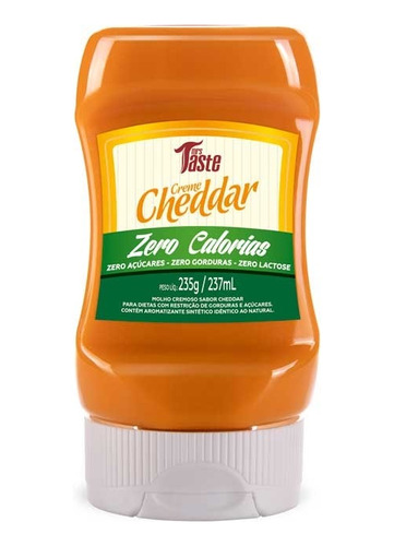 Creme Cheddar 235g Mrs Taste Zero Acucar Zero Gordura