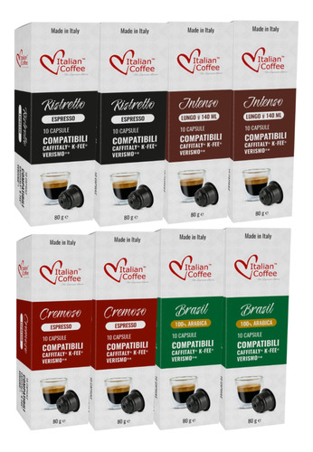 Italian Coffee For Espresso Lovers Cápsulas Compatibles Con