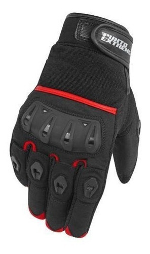 Guantes Touch  Punto Extremo Figther Rojo Moteros Talla Xl