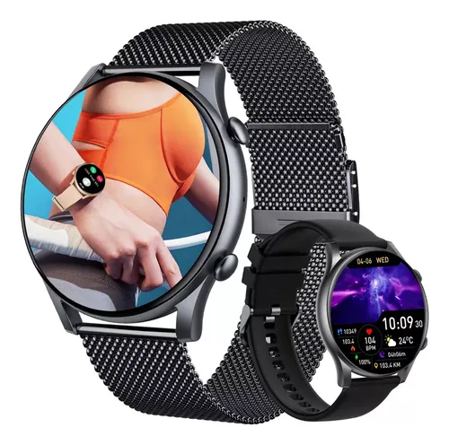 Reloj inteligente para mujer pequeña, relojes inteligentes para mujer,  reloj inteligente pequeño para mujer, ciclo fisiológico, reloj inteligente  de