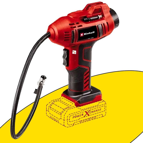 Compresor Inflador Inalambrico Einhell 18v Auto Moto Rueda