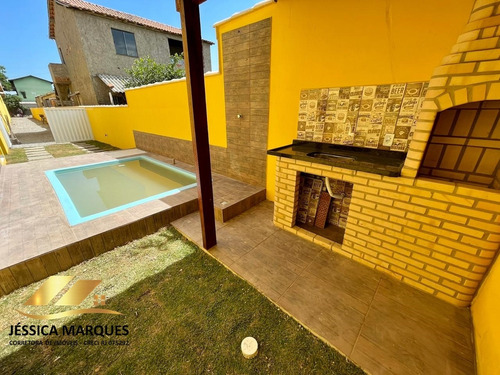 Imagem 3 de 12 de Casa 2 Quartos, Área Gourmet E Piscina Em Unamar - Jmc.107