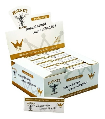 Caja De Boquillas Hornet X 50 Libritos X 50 Boquillas