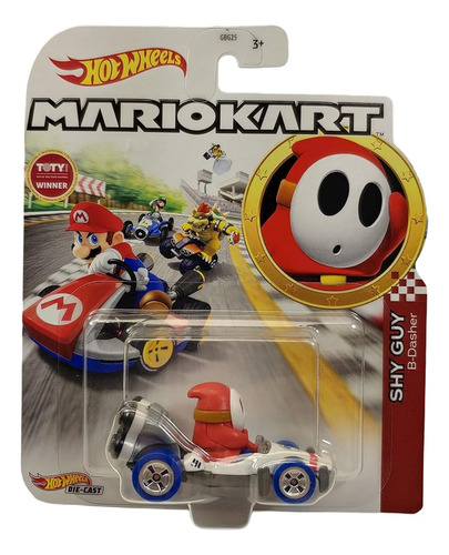 Hw Character Cars Mario Kart Shy Guy B-dasher Die-cast 1/64 