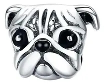 Comprar Love Dog Charm Plata De Ley 925 Bulldog Francés Charm Cachor