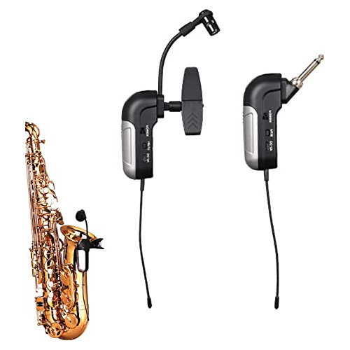 Receptor Inalámbrico Para Instrumentos Musicales Para Saxofó