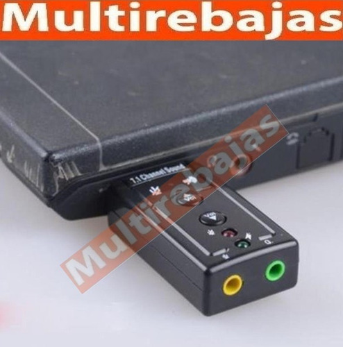 Imagen 3 de 5 de Tarjeta Adaptador Audio Sonido Usb Mic 7.1 Dj Mix Pc Laptop
