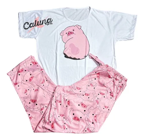 Pijamas Animados Largos Pack Surtido Por Mayor X 12 Unidades