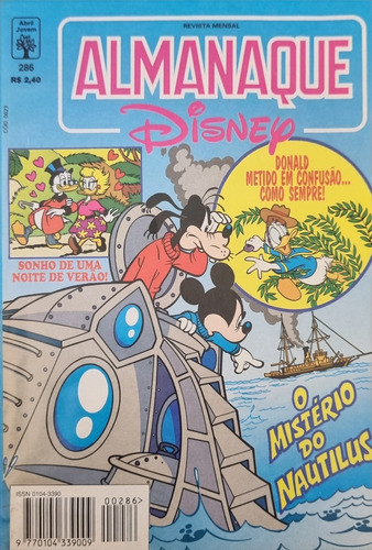Almanaque Disney - 286 - O Mistério Do Nautilus 1995 (y 1)