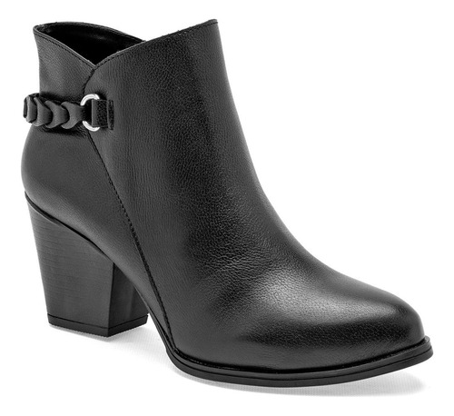 Bota Vaquera Seducta 3070 Color Negro Para Mujer Tx7