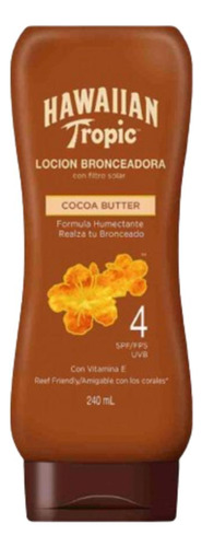 Protector Solar Hawaiian Tropic Loción Bronceador F4 240 Ml.