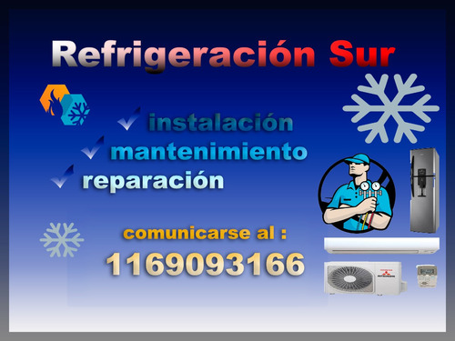 Instalacion De Aire Acondicionado Split Tecnico De Heladeras