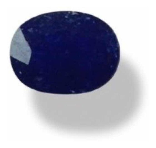 Safira 0.360 Cts Oval Natural 5,0x3,5 Mm Pedra Azul Escura