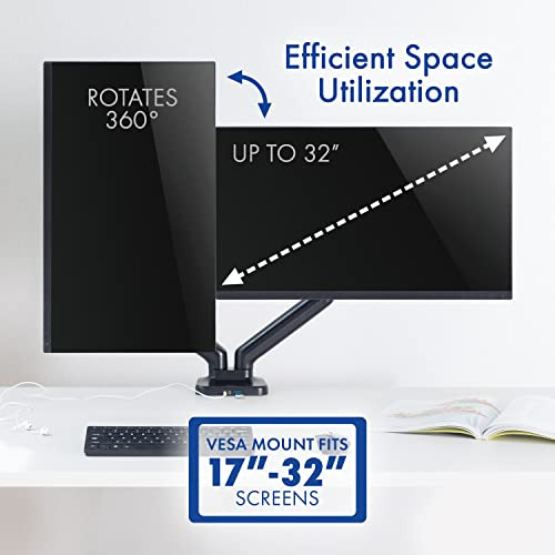 Brazos De Monitor Lcd De Doble Resorte Stellar Mounts Con