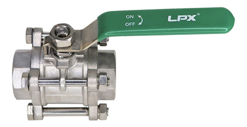Valvula Esfera Tripartida Cf8 (inox) 3/4 | Lpx