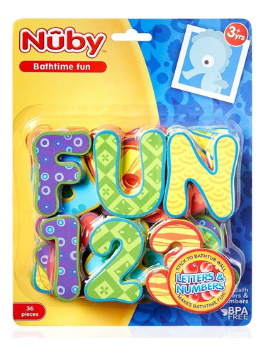 Nuby - Juego De 36 Piezas Para Bañera ¿