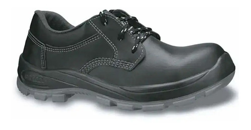 Imagen 6 de 10 de Zapato De Trabajo Con Puntera Plástica Negro - Mundo Trabajo