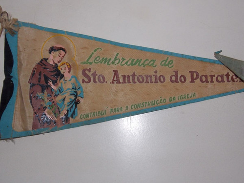 Bandeirola Flâmula Lembrança De Santo Antonio Do Paratei