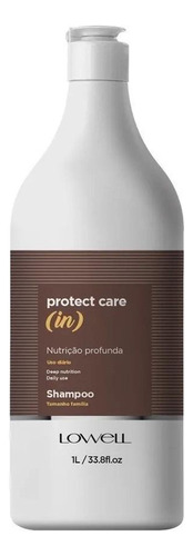 Shampoo Protect Care In Nutrição Profunda 1 Litro Lowell