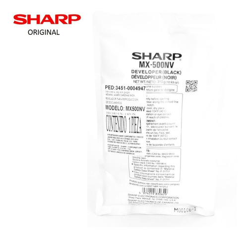 Imagen 2 de 2 de Sharp Revelador Mx500nv / Mxm283 363 453 503n