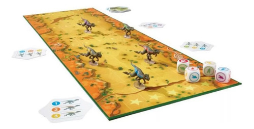 Juego De Mesa Tactico Raptor Race Flexiq Adaptabilidad Dinos