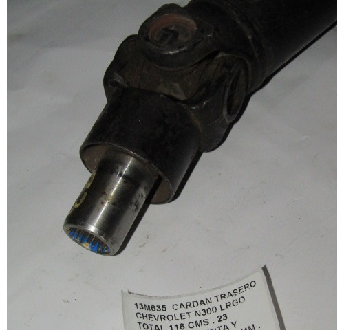 Cardan Trasero Chevrolet N300 Lrgo Total 116 Cm .23 Estrias (Usado)