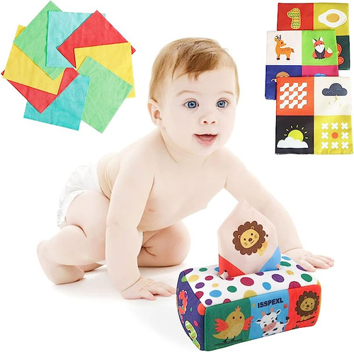 Caja Pañuelos Para Bebe Juguetes Sensoriales Para Bebes Caja