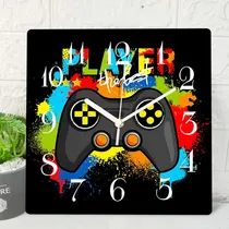 Comprar Reloj De Pared Artsocket Para Gamers, Silencioso, 12 Pulgada