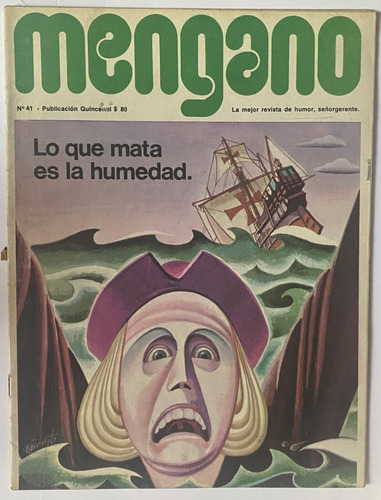 Mengano Nº 41, Humor Historietas, 1976, Fati Viuti, Ex06