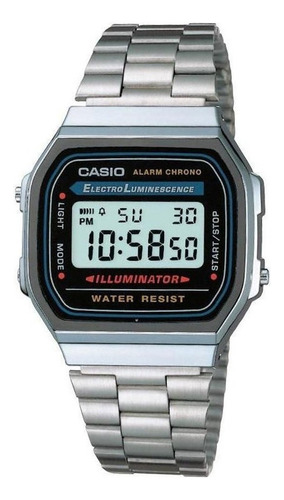 Reloj de pulsera Casio A168WA-1Q color