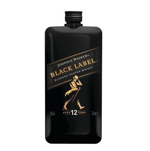 Imagen 1 de 1 de Johnnie Walker Black Label Blended Scotch 12 escocés 200 mL
