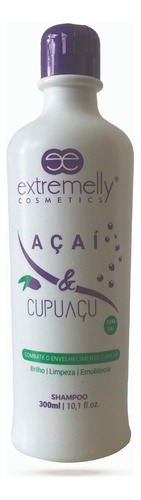Shampoo Sem Sal Antioxidante Açaí Cupuaçu Cabelo Danificado