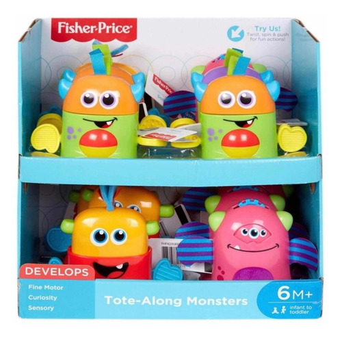 Fisher Price Dottie Monster Juguetes Sensoriales Para Bebé