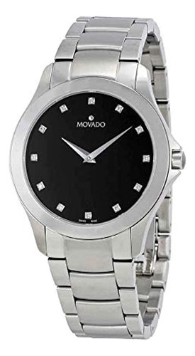Movado Masino Quartz Movement Black Dial Reloj De Hombre 060