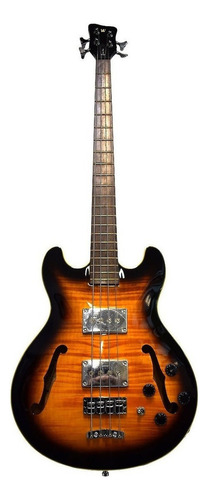 Bajo Eléctrico Warwick Star 4 Sunburst Color Naranja Oscuro